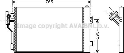 Ava Quality Cooling MS5352D - Kondenzator, klima-Uređaj www.molydon.hr