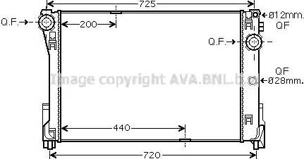 Ava Quality Cooling MS2591 - Hladnjak, hladjenje motora www.molydon.hr