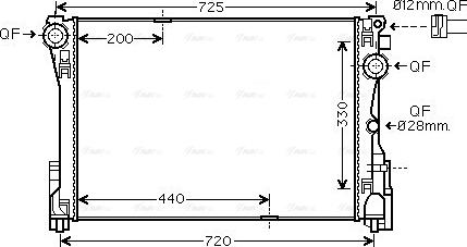 Ava Quality Cooling MS2693 - Hladnjak, hladjenje motora www.molydon.hr