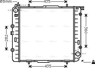 Ava Quality Cooling MS 2038 - Hladnjak, hladjenje motora www.molydon.hr