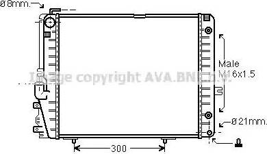 Ava Quality Cooling MS 2072 - Hladnjak, hladjenje motora www.molydon.hr