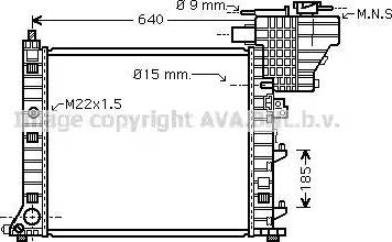 Ava Quality Cooling MS 2335 - Hladnjak, hladjenje motora www.molydon.hr