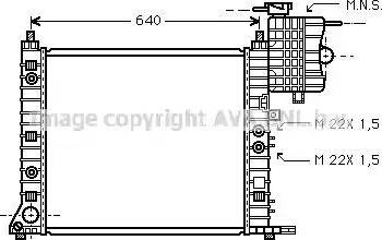 Ava Quality Cooling MS 2243 - Hladnjak, hladjenje motora www.molydon.hr