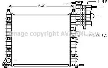 Ava Quality Cooling MS 2216 - Hladnjak, hladjenje motora www.molydon.hr