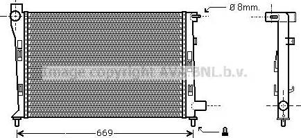 Ava Quality Cooling MSA2281 - Hladnjak, hladjenje motora www.molydon.hr