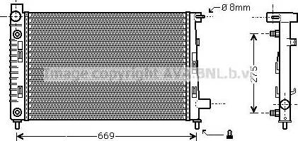 Ava Quality Cooling MS 2282 - Hladnjak, hladjenje motora www.molydon.hr