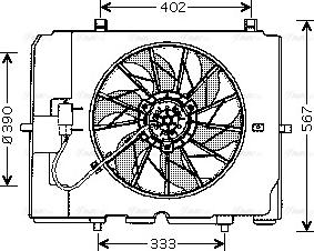 Ava Quality Cooling MS 7502 - Ventilator, hladjenje motora www.molydon.hr