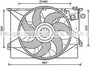 Ava Quality Cooling MS7670 - Ventilator, hladjenje motora www.molydon.hr