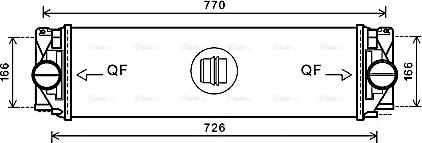 Ava Quality Cooling MSA4582 - Intercooler, hladnjak www.molydon.hr