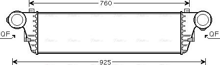 Ava Quality Cooling MSA4297 - Intercooler, hladnjak www.molydon.hr