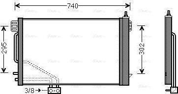 Ava Quality Cooling MSA5493D - Kondenzator, klima-Uređaj www.molydon.hr