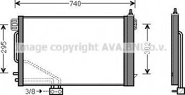 Ava Quality Cooling MSA5493 - Kondenzator, klima-Uređaj www.molydon.hr