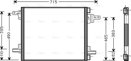 Ava Quality Cooling MSA5345 - Kondenzator, klima-Uređaj www.molydon.hr