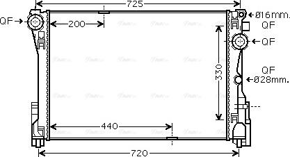 Ava Quality Cooling MSA2575 - Hladnjak, hladjenje motora www.molydon.hr