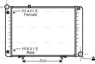 Ava Quality Cooling MSA2074 - Hladnjak, hladjenje motora www.molydon.hr