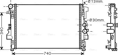 Ava Quality Cooling MSA2356 - Hladnjak, hladjenje motora www.molydon.hr