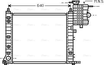 Ava Quality Cooling MSA2350 - Hladnjak, hladjenje motora www.molydon.hr