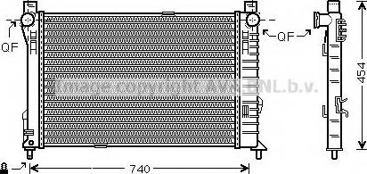 Ava Quality Cooling MSA2338 - Hladnjak, hladjenje motora www.molydon.hr