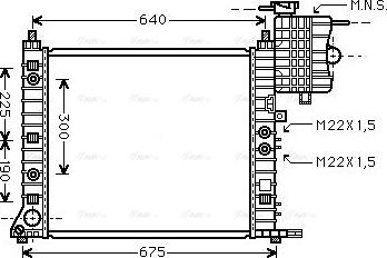 Ava Quality Cooling MSA2243 - Hladnjak, hladjenje motora www.molydon.hr