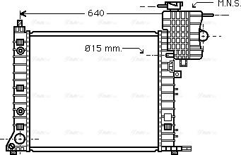 Ava Quality Cooling MSA2265 - Hladnjak, hladjenje motora www.molydon.hr