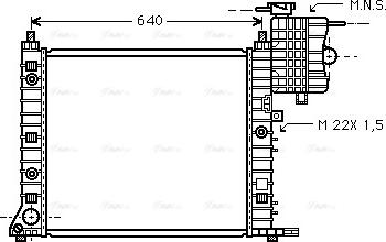 Ava Quality Cooling MSA2216 - Hladnjak, hladjenje motora www.molydon.hr