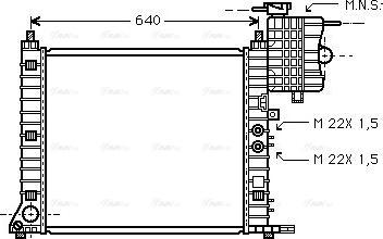 Ava Quality Cooling MSA2218 - Hladnjak, hladjenje motora www.molydon.hr