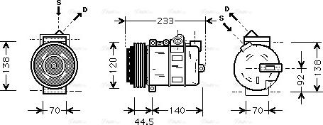 Ava Quality Cooling MS K277 - Kompresor, klima-Uređaj www.molydon.hr