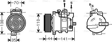 Ava Quality Cooling MS K401 - Kompresor, klima-Uređaj www.molydon.hr