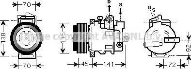 Ava Quality Cooling MS K439 - Kompresor, klima-Uređaj www.molydon.hr