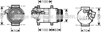 Ava Quality Cooling MS K434 - Kompresor, klima-Uređaj www.molydon.hr