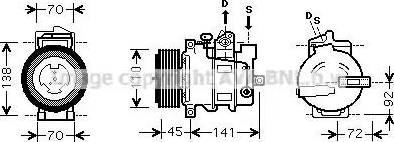 Ava Quality Cooling MS K433 - Kompresor, klima-Uređaj www.molydon.hr