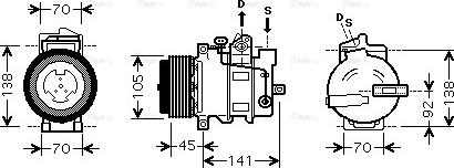 Ava Quality Cooling MS K429 - Kompresor, klima-Uređaj www.molydon.hr