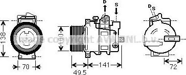 Ava Quality Cooling MS K476 - Kompresor, klima-Uređaj www.molydon.hr