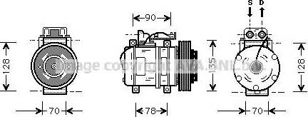 Ava Quality Cooling MS K062 - Kompresor, klima-Uređaj www.molydon.hr