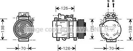 Ava Quality Cooling MS K084 - Kompresor, klima-Uređaj www.molydon.hr