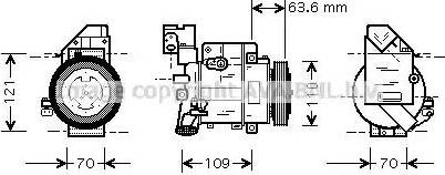 Ava Quality Cooling MS K075 - Kompresor, klima-Uređaj www.molydon.hr