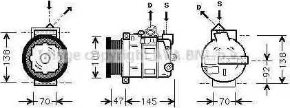 Ava Quality Cooling MS K390 - Kompresor, klima-Uređaj www.molydon.hr