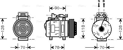 Ava Quality Cooling MS K275 - Kompresor, klima-Uređaj www.molydon.hr