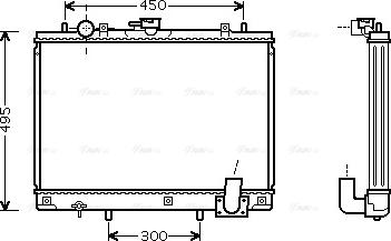 Ava Quality Cooling MT 2161 - Hladnjak, hladjenje motora www.molydon.hr