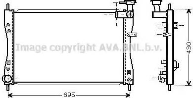 Ava Quality Cooling MT 2173 - Hladnjak, hladjenje motora www.molydon.hr