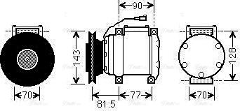 Ava Quality Cooling MTAK216 - Kompresor, klima-Uređaj www.molydon.hr