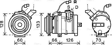 Ava Quality Cooling MTK228 - Kompresor, klima-Uređaj www.molydon.hr