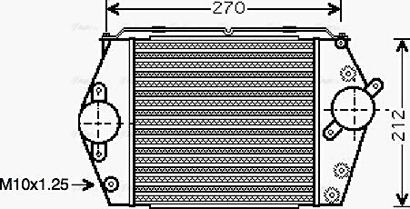 Ava Quality Cooling MZ 4188 - Intercooler, hladnjak www.molydon.hr