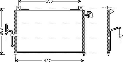 Ava Quality Cooling MZ 5159 - Kondenzator, klima-Uređaj www.molydon.hr