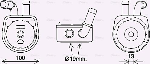 Ava Quality Cooling MZ3289 - Uljni hladnjak, ulje za motor www.molydon.hr