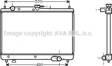 Ava Quality Cooling MZ 2066 - Hladnjak, hladjenje motora www.molydon.hr