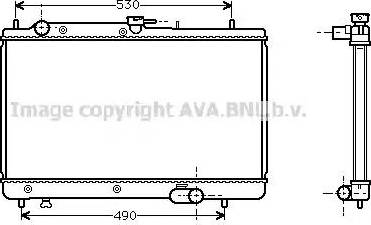 Ava Quality Cooling MZ 2088 - Hladnjak, hladjenje motora www.molydon.hr