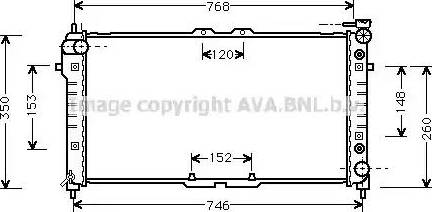 Ava Quality Cooling MZ 2037 - Hladnjak, hladjenje motora www.molydon.hr