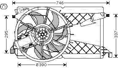 Ava Quality Cooling MZ 7530 - Ventilator, hladjenje motora www.molydon.hr