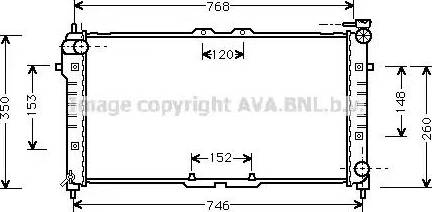 Ava Quality Cooling MZA2027 - Hladnjak, hladjenje motora www.molydon.hr